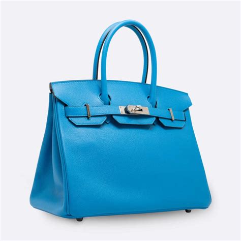 hermes zanzibar|HERMES Epsom Birkin 30 Bleu Zanzibar.